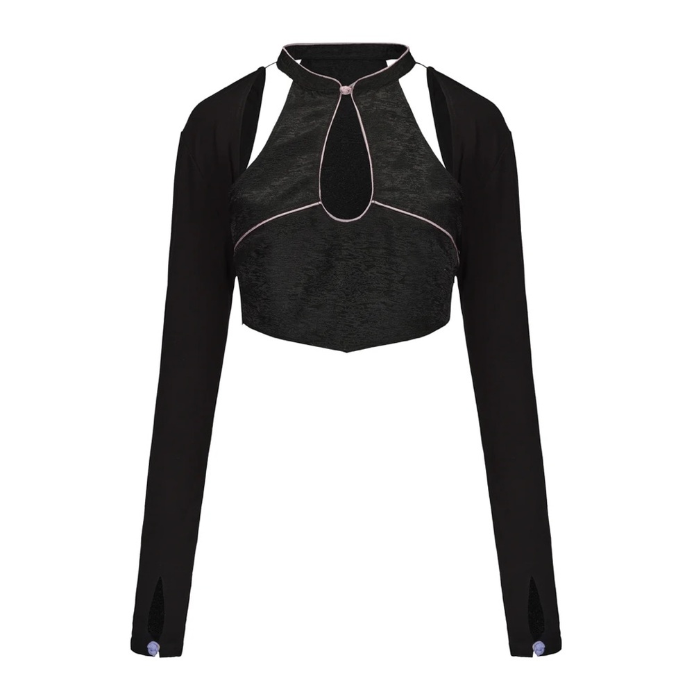 Elegant Black Women's Top